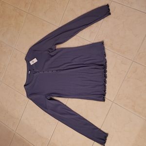 Large tall ribbed henley